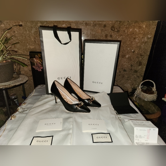 GUCCI - Zumi Mid Heel Pumps - Picture 3 of 8